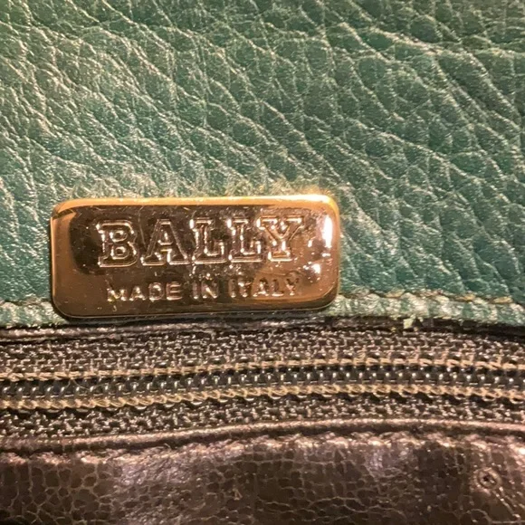 Bally Green and Brown Crossbody Bag - Picture 11 of 16